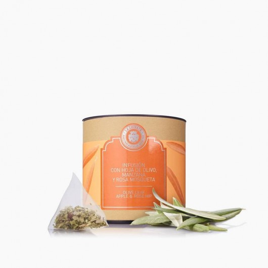 Чай з листя оливи, яблука та шипшини La Chinata