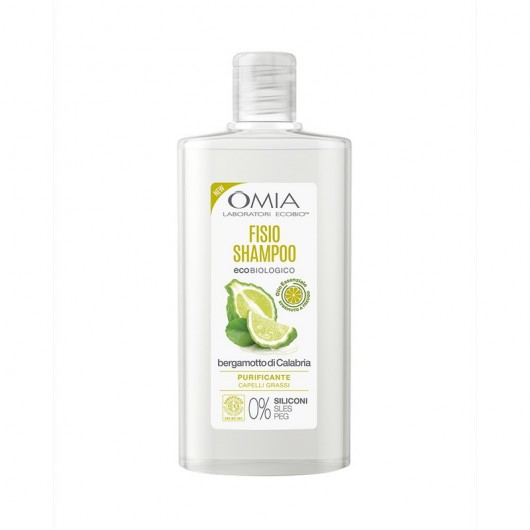 Шампунь Fisio з ефірною олією бергамота Калабрії Omia