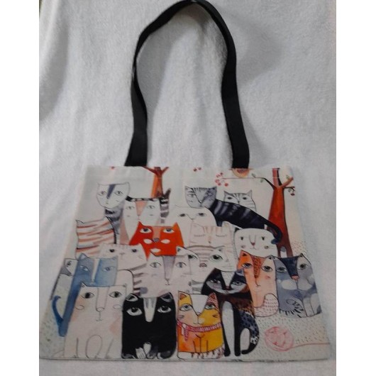 Сумка з малюнком кішки