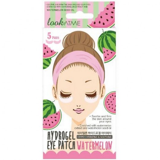 Глибоко зволожуючі та заспокійливі кавунові гідрогелеві патчі для контуру очей